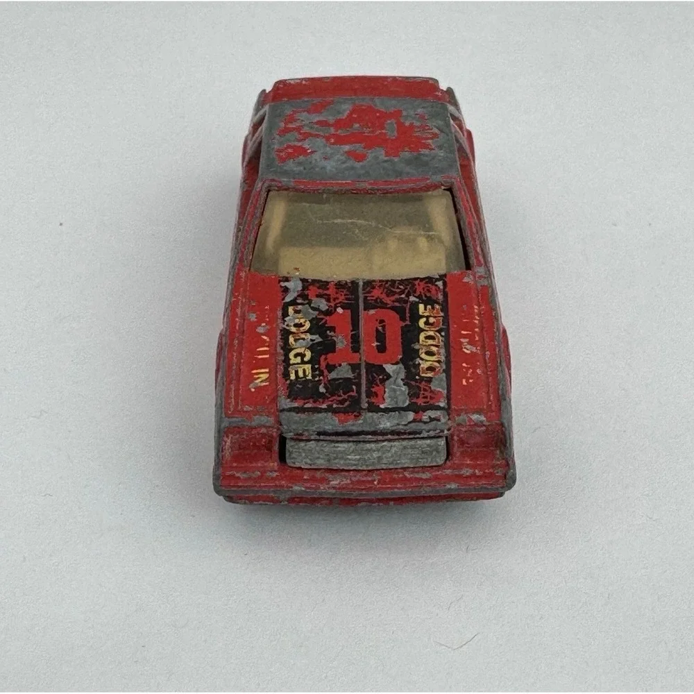 Vintage 1980 Hot Wheels Mirada Stocker Red Dodge #10 Diecast Car Hong Kong